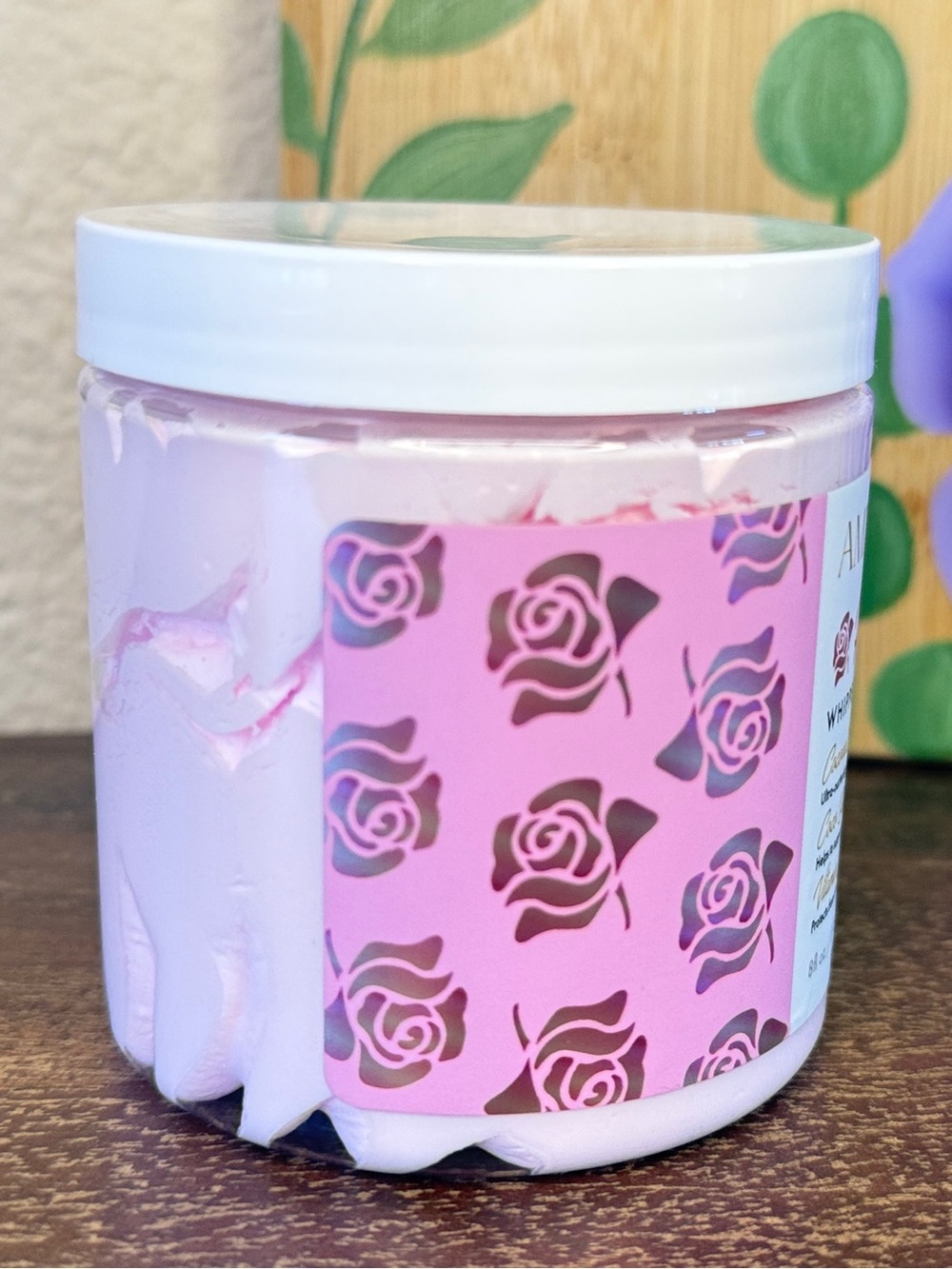 Aminnah Rose Whipped Body Butter, 8 oz - Picture 5 of 7